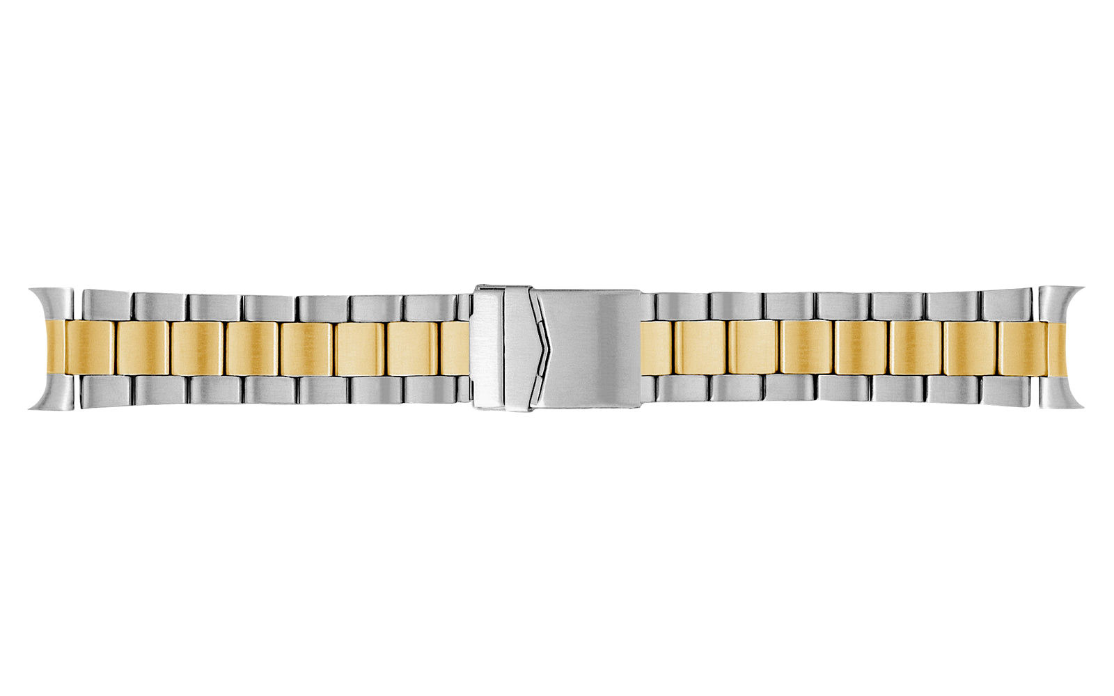 GENTS TWO-TONE STAINLESS STEEL ROLEX STYLE BRACELET