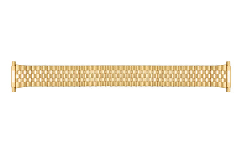 Hadley-Roma Men's Goldtone Dual Finish Metal Expansion Watch Band