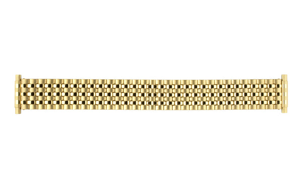 Hadley-Roma Men's Goldtone Metal Expansion Watch Band