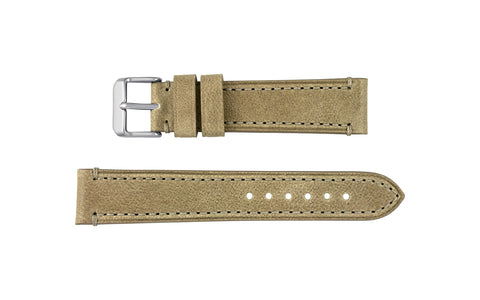 Fleurus France - Men's Natural Camel Leather Watch Strap