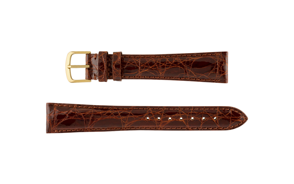 Bogart Genuine Crocodile Flank Gloss Finish Belt Strap – Elliot Rhodes Ltd