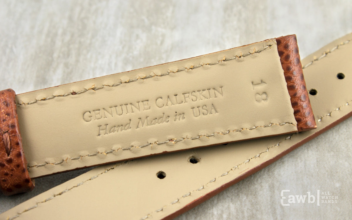 Hadley Men&#39;s Chestnut Hermès™ Leather Watch Strap