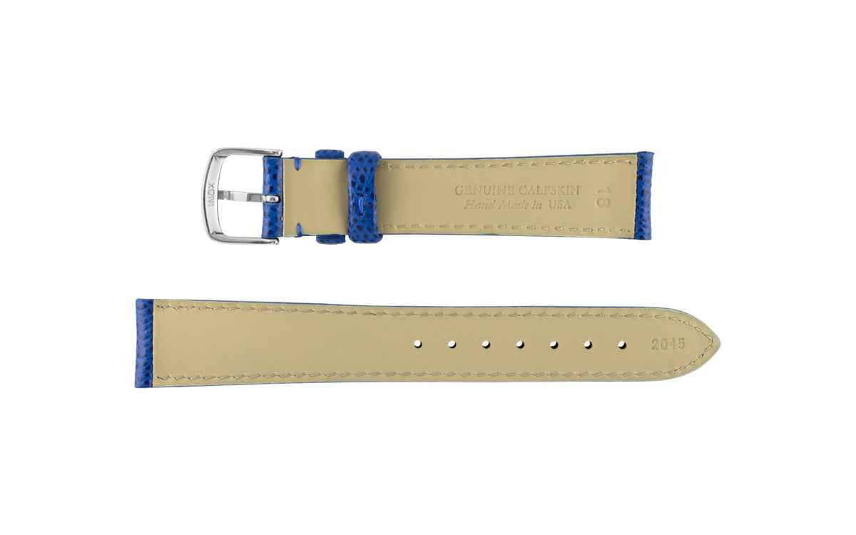 Hadley Men&#39;s Royal Blue Hermès™ Leather Watch Strap