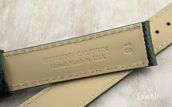 Hadley Men's Green Hermès™ Leather Watch Strap