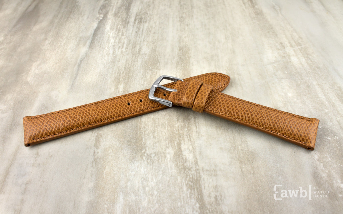 Hadley Men&#39;s Tan Hermès™ Leather Watch Strap
