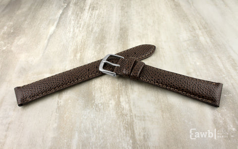 Hadley Men's Espresso Hermès™ Leather Watch Strap