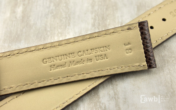Hadley Men's Espresso Hermès™ Leather Watch Strap