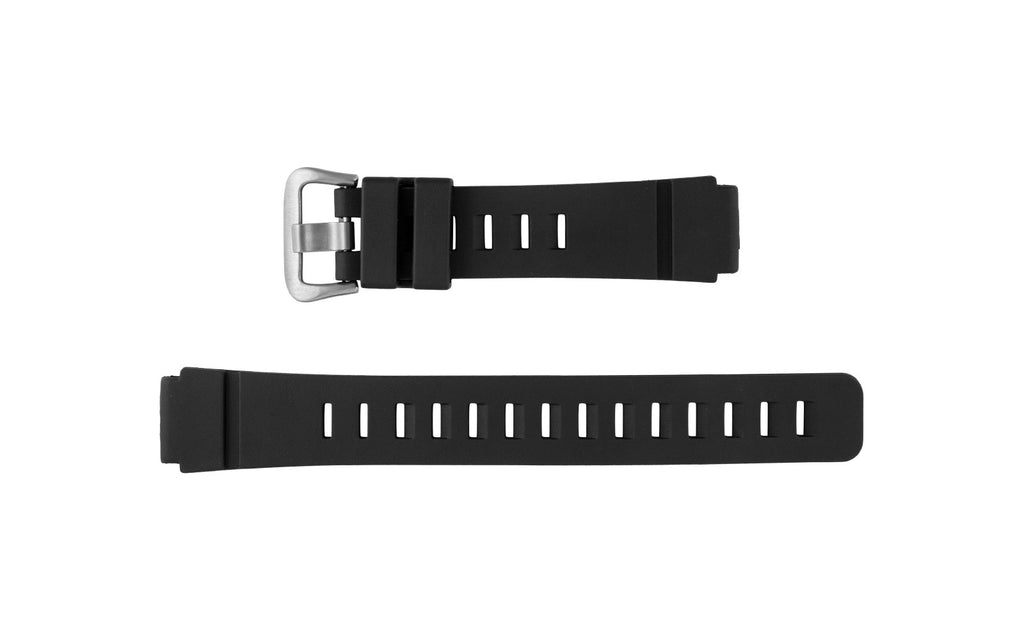 AWB Men's Black Polyurethane Rubber Seiko/Pulsar® Style Watch Band
