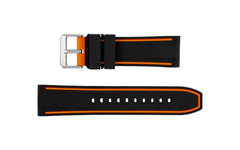 Black watch orange discount strap