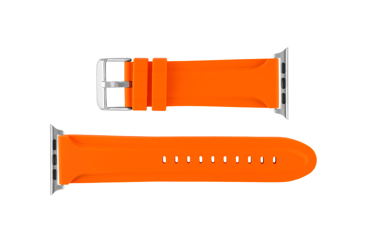 Apple Watch Strap - Orange Silicone