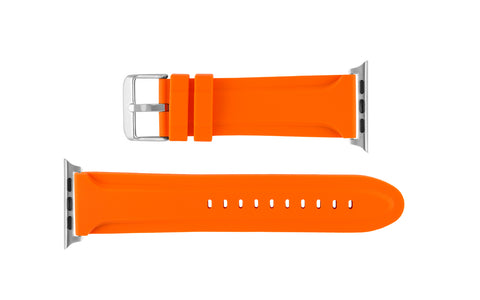 Apple Watch Strap - Orange Silicone