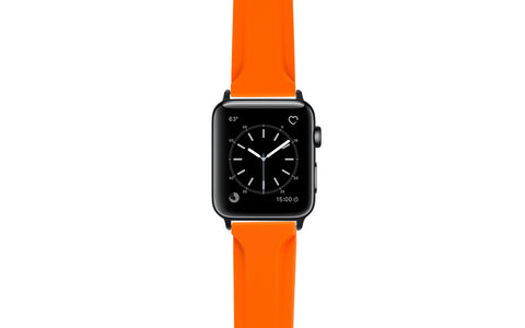 Apple Watch Strap - Orange Silicone