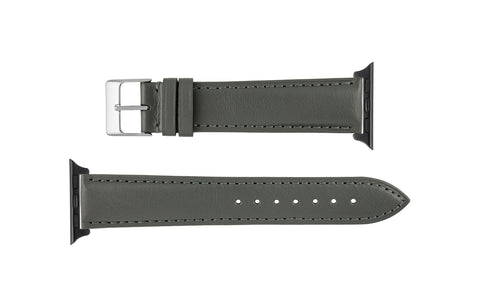 Apple Watch 38mm & 40mm Strap - Gray Genuine Leather