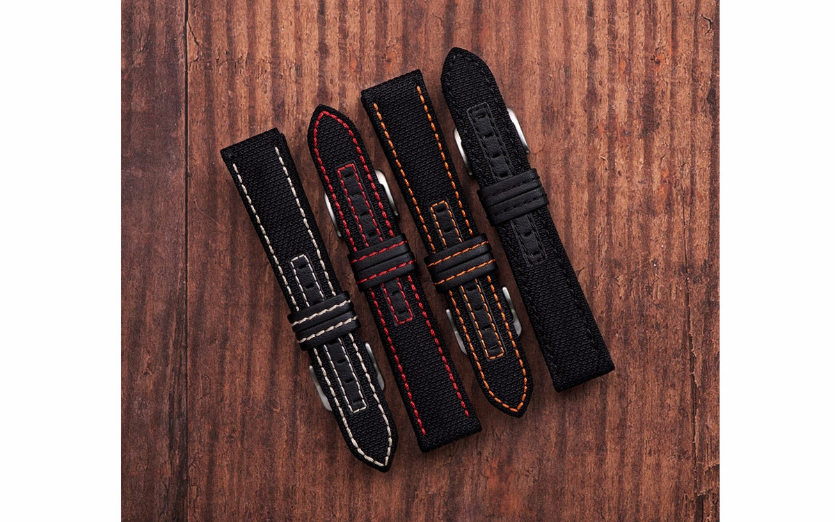 Hadley Black Ballistic Lorica Performance Watch Strap