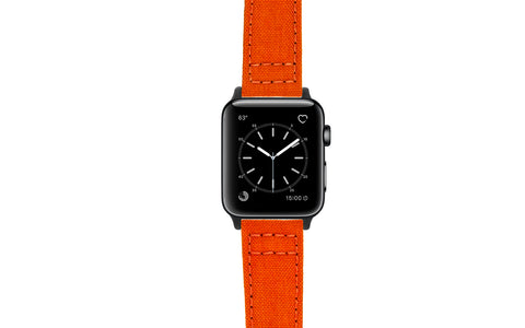 Apple Watch 38mm & 40mm Vegan Strap - Orange Cordura®