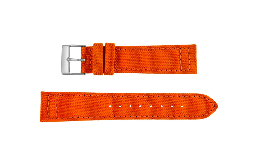 Hadley Orange Cordura® Fabric Vegan Watch Strap