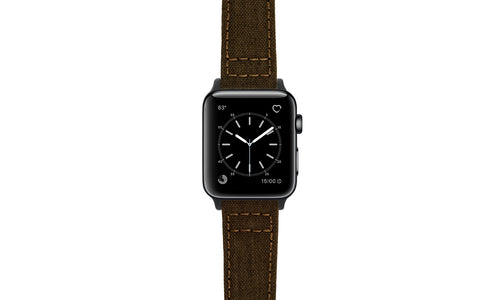Apple Watch 38mm & 40mm Vegan Strap - Brown Cordura®