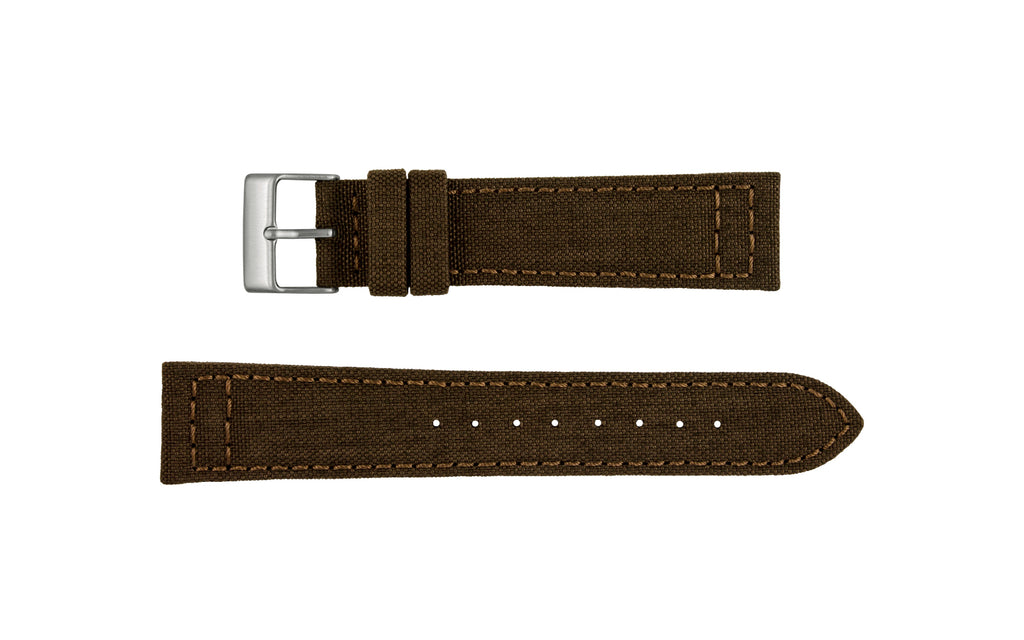 Hadley Brown Cordura® Fabric Vegan Watch Strap