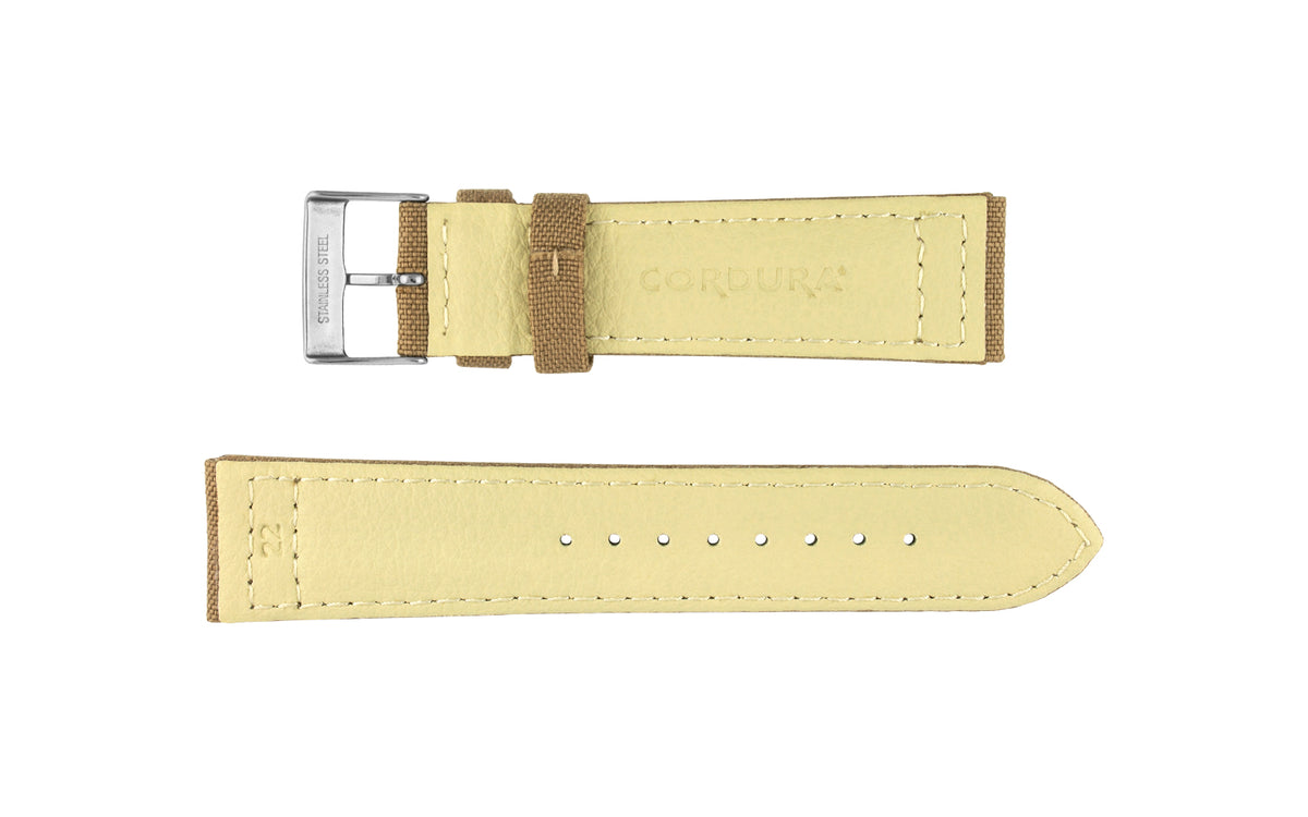 Hadley Sand Cordura® Fabric Vegan Watch Strap