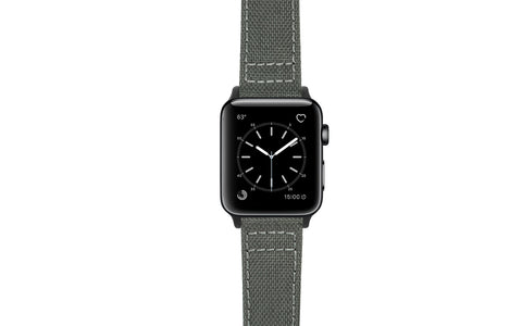 Apple Watch 38mm & 40mm Vegan Strap - Gray Cordura®