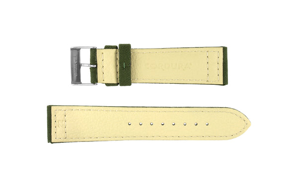 Hadley Olive Cordura® Fabric Vegan Watch Strap