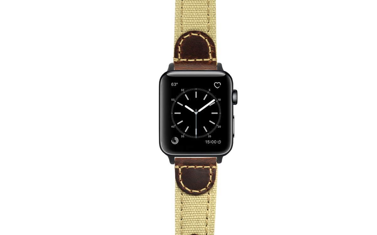 Apple Watch Nylon - Khaki/Black 38/40/41mm