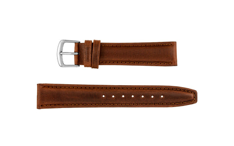 Hadley-Roma Men's Chestnut Genuine Leather Watch Strap MS881