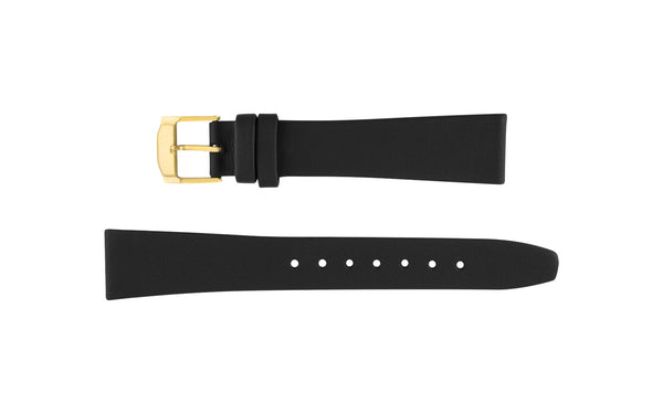 Hadley-Roma Men's Black Movado® Style Glove Leather Watch Strap