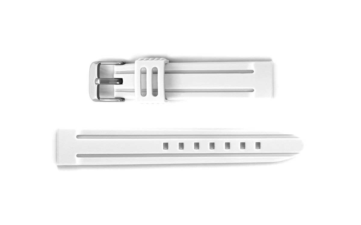 Speidel White Genuine Silicone Watch Strap