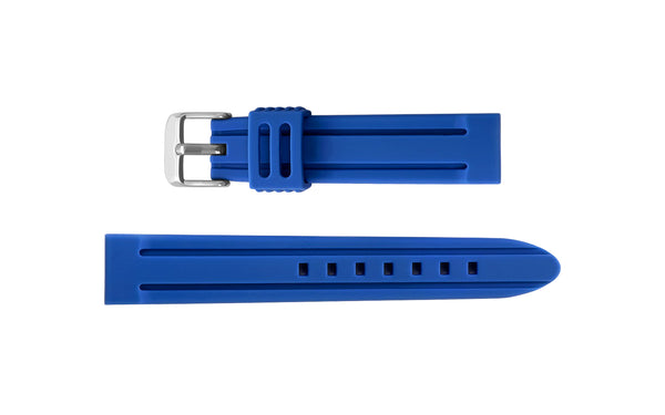 Speidel Blue Genuine Silicone Watch Strap